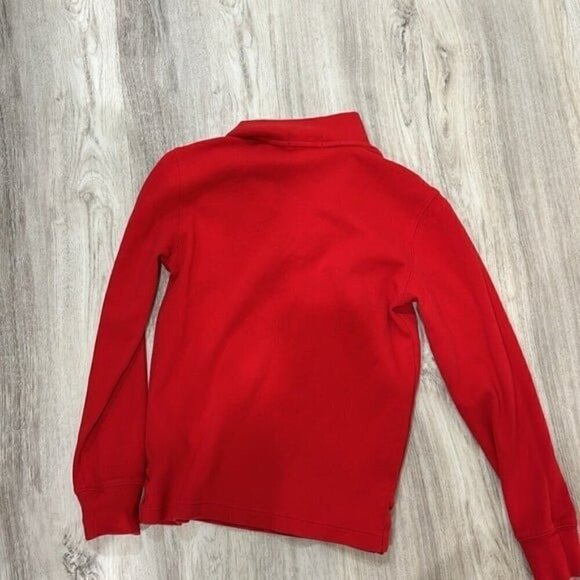 Polo Ralph Lauren 1/4 zip up red shirt size 10 - Picture 4 of 4